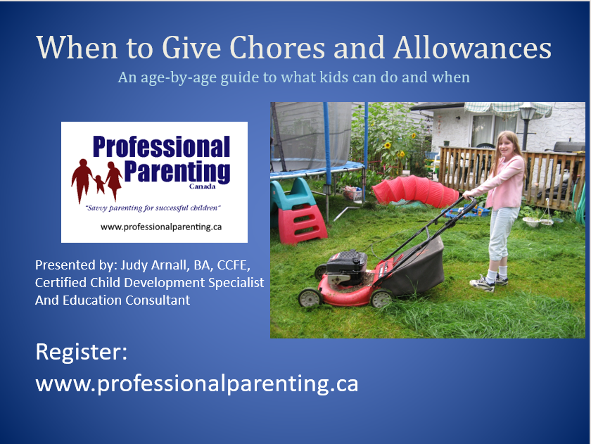 chores and allowances